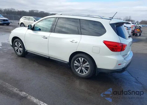 2017 Nissan Pathfinder Sl из США, поврежденный, VIN 5N1DR2MM0HC662392